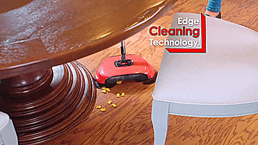 Roto Sweep - Manual hand powered floor sweeper with rotating brushes - Roto Sweeper