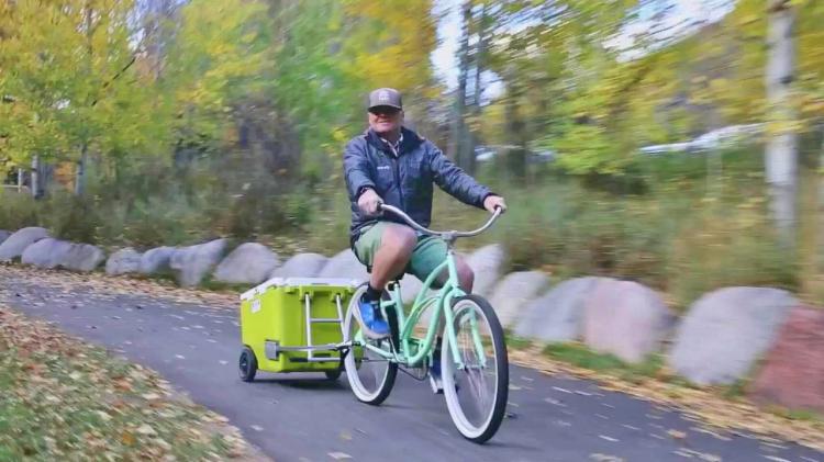 Rovr Roller Cooler - Bicycle Towable Cooler - Towable Bike Cooler