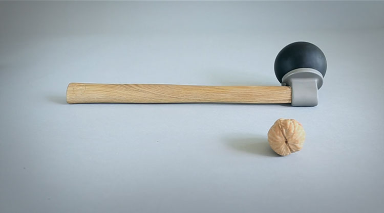 Rubber Hammer Nutcracker