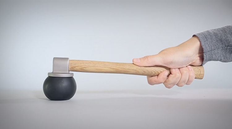 Rubber Hammer Nutcracker