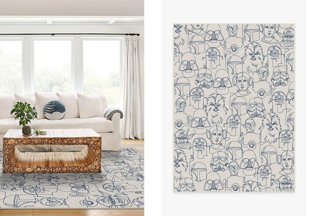 Subtle Star Wars Themed Rugs - Ruggable Star Wars Rugs