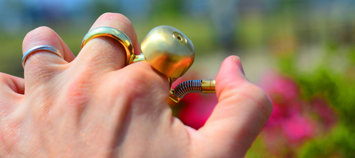 Run Bell - Runing Bell Ring - Double Ring bell ringer for jogging in urban areas