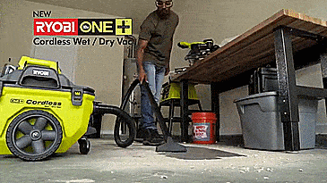 Ryobi Cordless Battery Powered Shop Vacuum