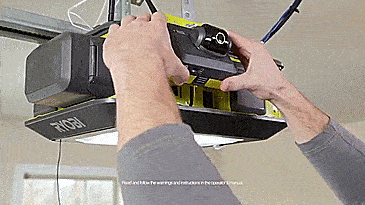 Ryobi Ultra-Quiet Garage Door Opener With Smart Phone Capabilities - Smart Ultimate Garage Door Opener