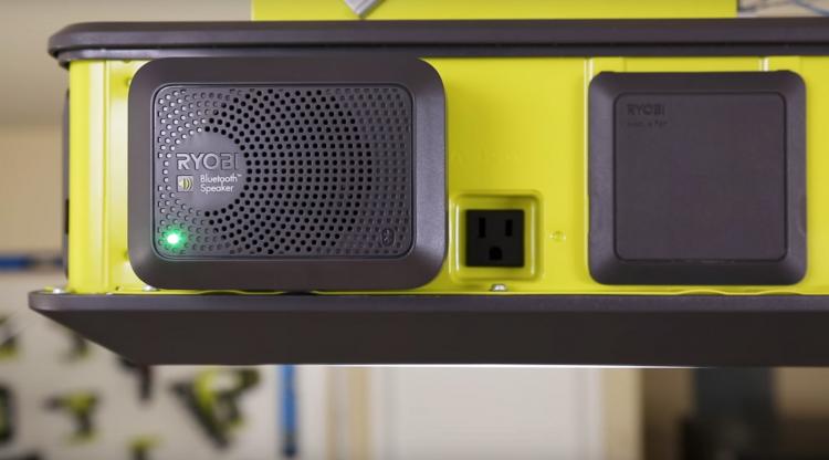 Ryobi Ultra-Quiet Garage Door Opener With Smart Phone Capabilities - Smart Ultimate Garage Door Opener - Garage door bluetooth speaker module