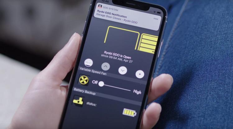 Ryobi Ultra-Quiet Garage Door Opener With Smart Phone Capabilities - Smart Ultimate Garage Door Opener