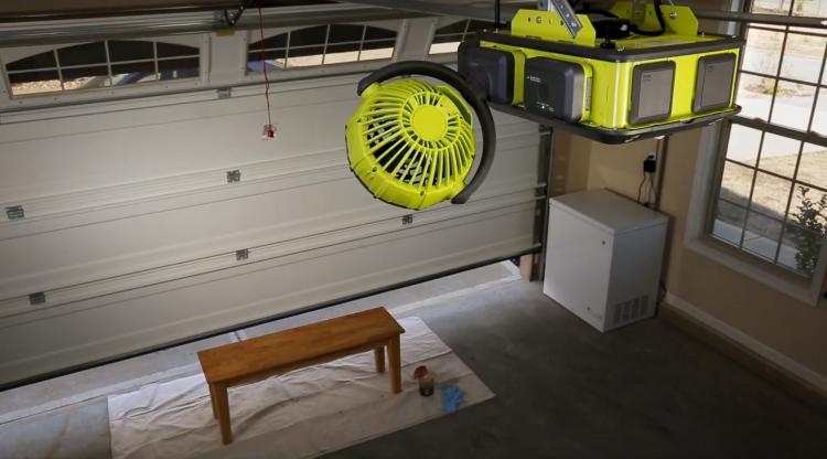 Ryobi Ultra-Quiet Garage Door Opener With Smart Phone Capabilities - Smart Ultimate Garage Door Opener - Garage door fan module