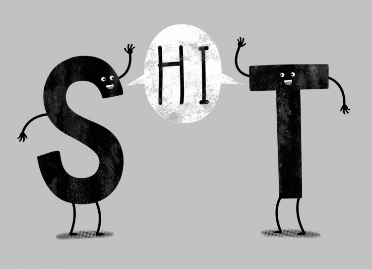 S and T Say Hi (SHIT) T-Shirt
