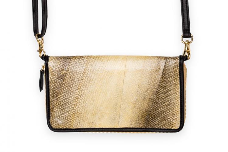 Salmon Purse Clutch- Purses and Clutches Made From Real Alaskan Salmon Leather - Fish Scale Purses