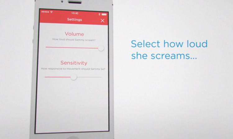 sammy screamer motion alarm