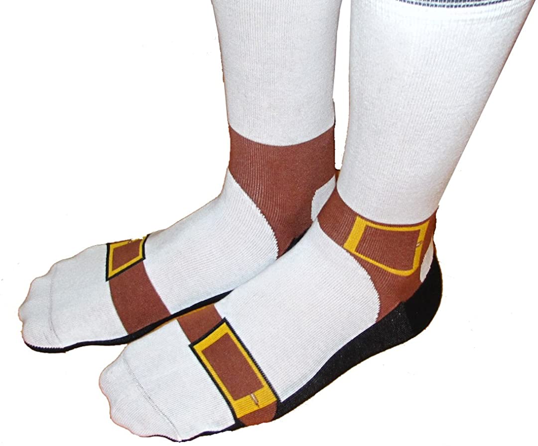 Sandal Socks Make It Look Like You're Wearing Birkenstock Sandals - Fake funny sandal socks