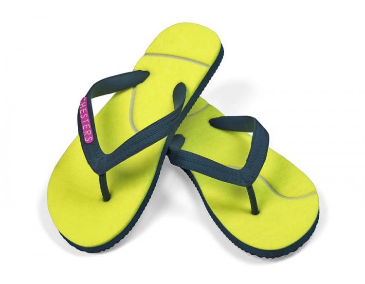 Sandals Made From Tennis Ball Felt