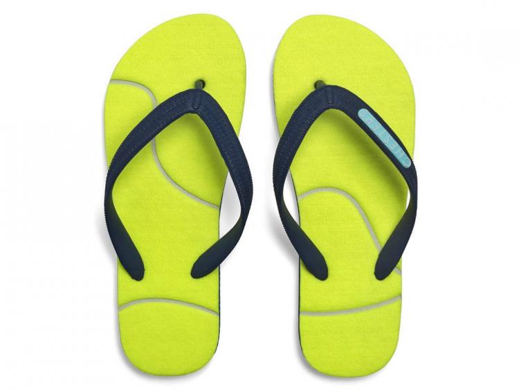 Sandals Made From Tennis Ball Felt