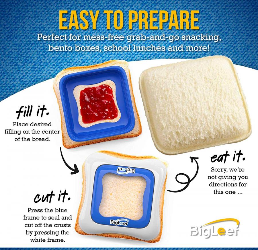 Sandwich Decruster and Sandwich Sealer For kids