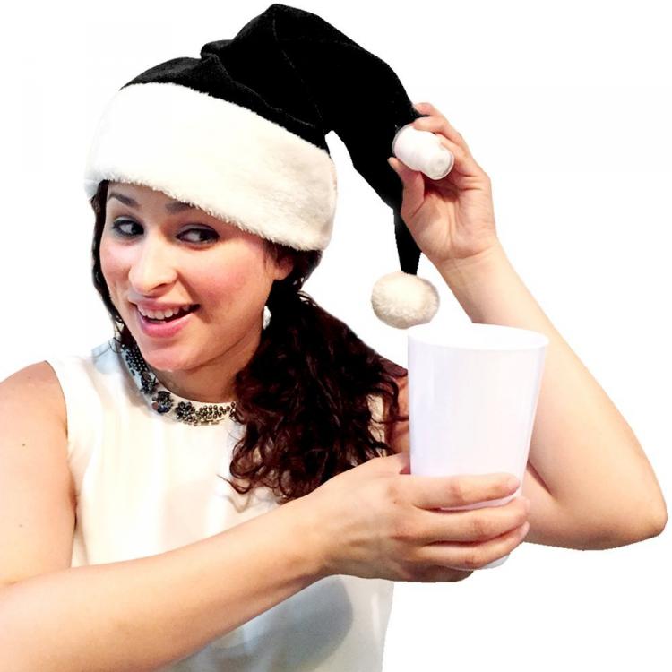 Wearable Santa Hat Flask - Christmas Hat Secret Flask
