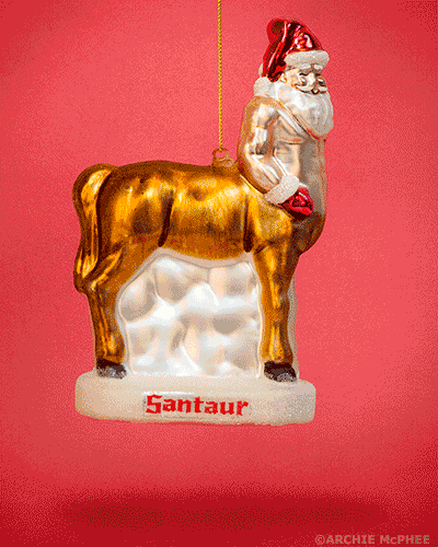 Santaur Christmas Tree Ornament