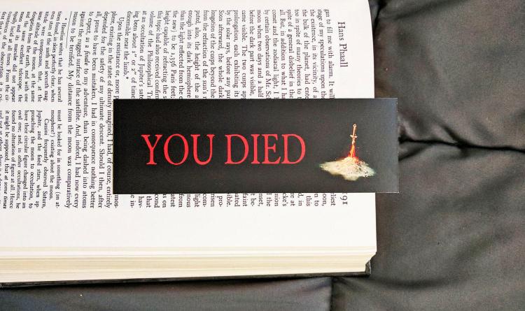 'Save Your Progress?' Geeky Video Game Bookmark - Video game themed bookmark