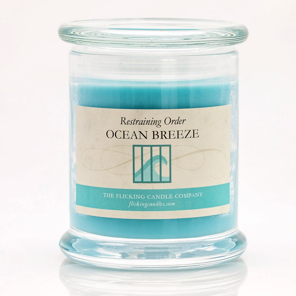 Restraining Order Funny Scented Candle