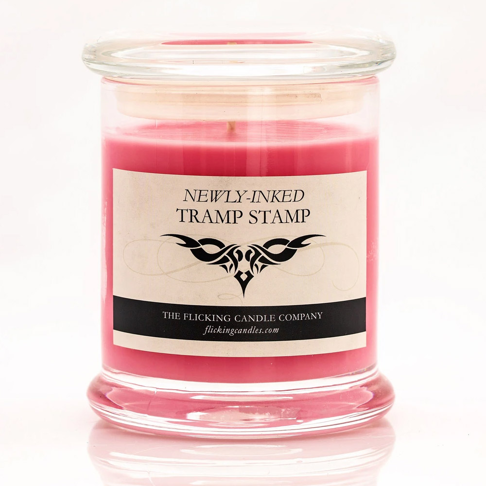 Newly-Inked Tramp Stamp Funny Scented Candle