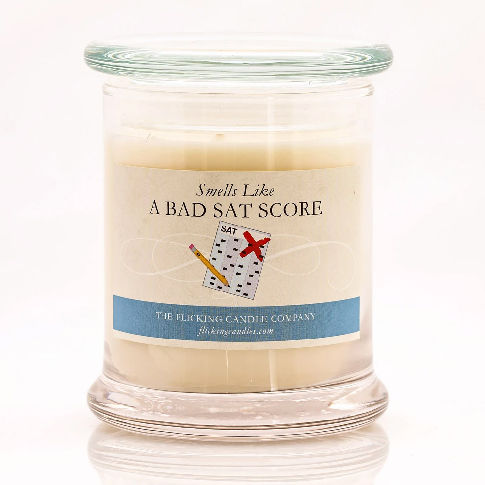 Bad SAT Score Funny Scented Candle