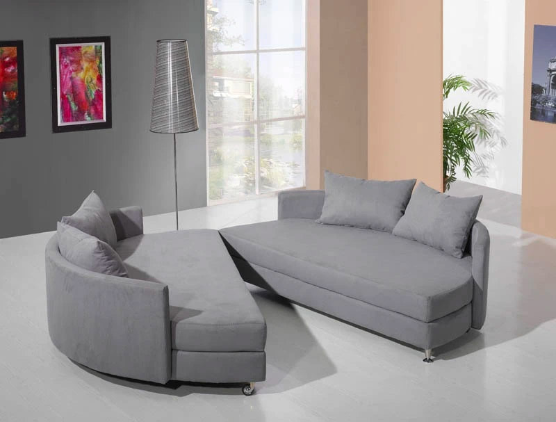 Scoop Bed Circular Bed Transforms Into Two Sofas