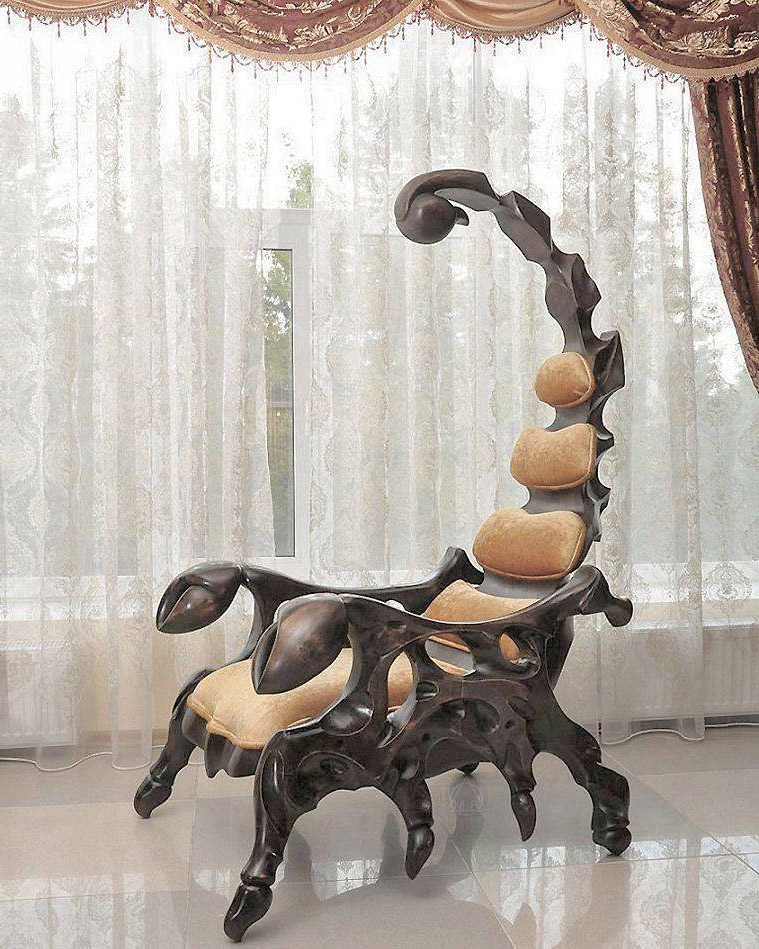 Scorpion Chair - Giant evil villain chair