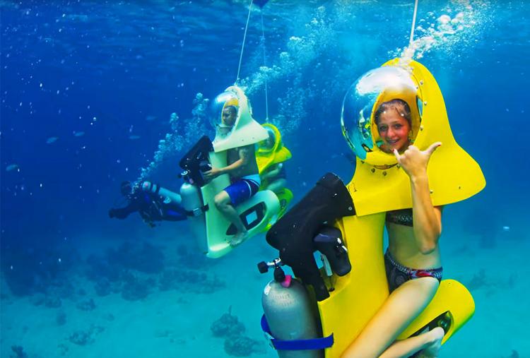 Scuba-Doo Underwater Scooter - Rideable Underwater Scooter
