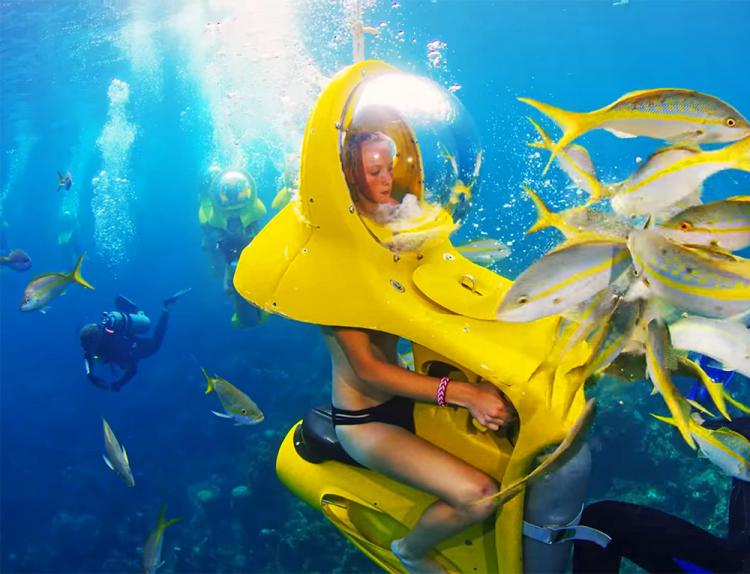Scuba-Doo Underwater Scooter - Rideable Underwater Scooter