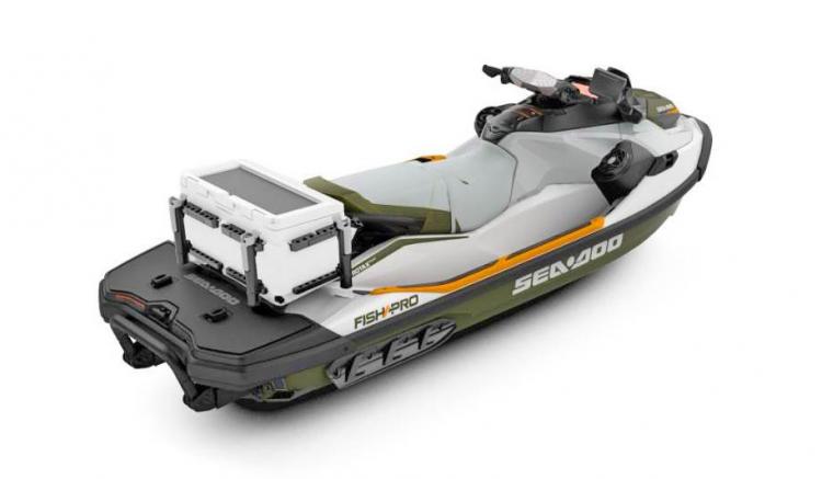 Sea-Doo Fishing Pro Personal Watercraft - Dedicated fishing jetski with fishing cooler, GPS, and fish finder