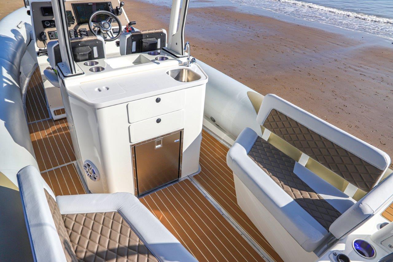 Sealegs Amphibious Boats Feature 3 Retractable Wheels To Get In and Out Of Water