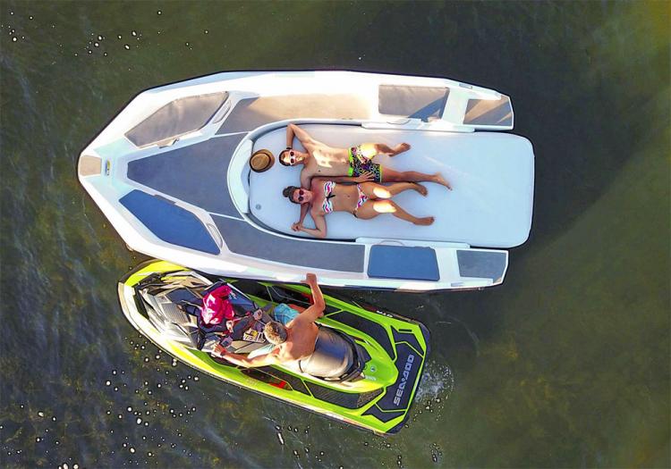Sealver Waveboat Turns Your Jetski Into a Boat In Seconds - Jetski boat conversion