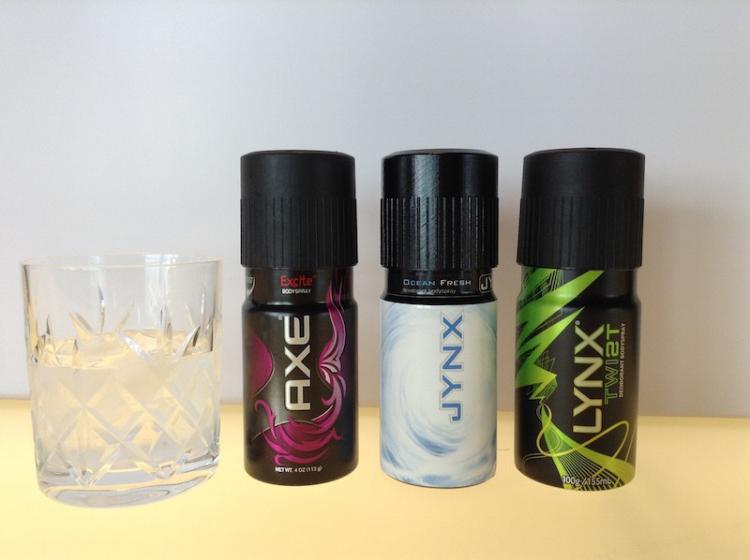 Secret Deodorant Body Spray Flask