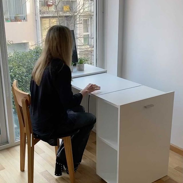 Secret Folding Desk From Filing Cabinet