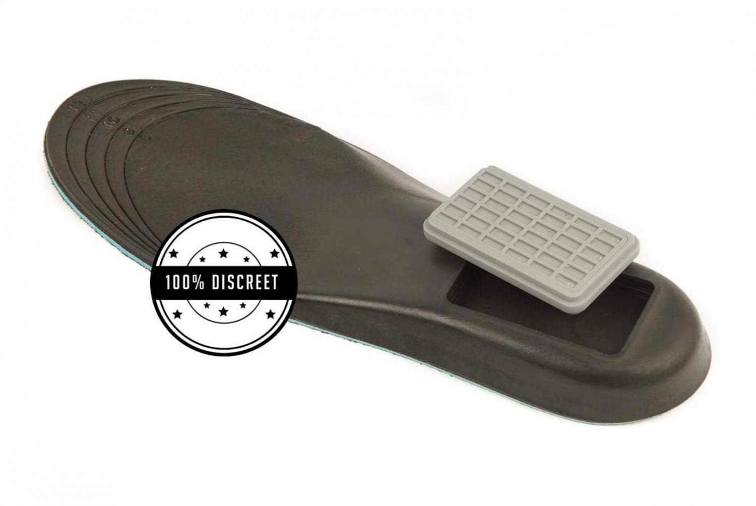 Secret Storage Shoe Insoles - Shoe insoles with storage stash container