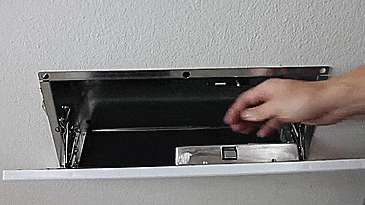 QuickSafe Wall Vent Safe - HVAC Vent Secret Stash Safe - RFID Security Card Vent Safe