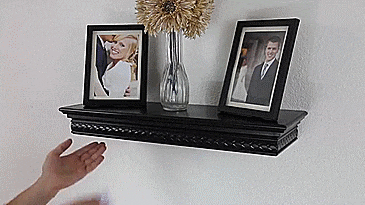 QuickSafe Shelf Safe - Secret Stash Safe Shelf - RFID Security Card Wall Shelf Safe
