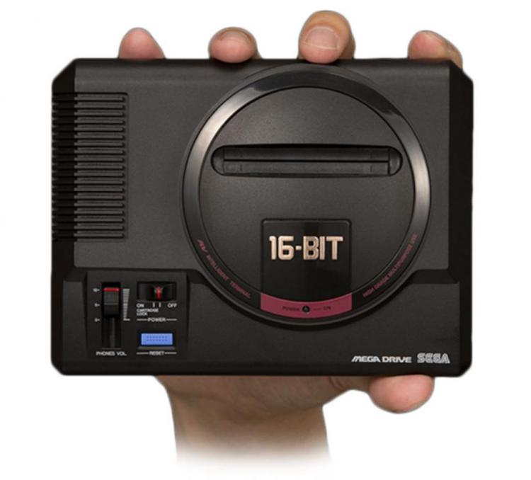 Sega Genesis Mini - Sega classic console with 40 pre-loaded games