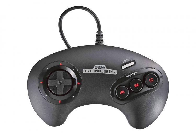 Sega Genesis Mini - Sega classic console with 40 pre-loaded games