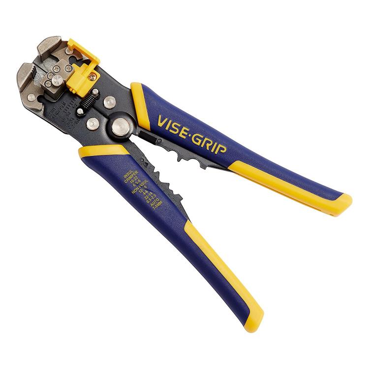 Self-Adjusting Wire-Stripper and Vise Grip Combo - Easiest wire stripping tool