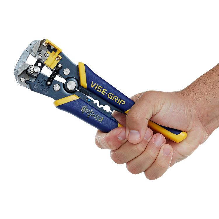 Self-Adjusting Wire-Stripper and Vise Grip Combo - Easiest wire stripping tool