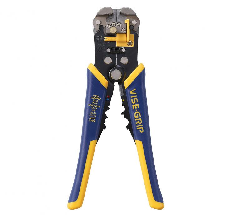 Self-Adjusting Wire-Stripper and Vise Grip Combo - Easiest wire stripping tool
