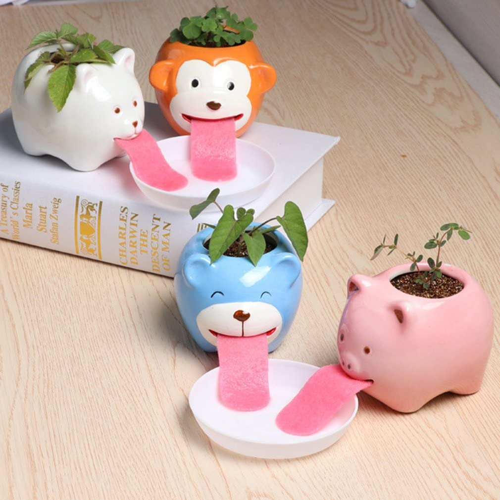 Drinking Animal Planters - Slurp up water through their tongues