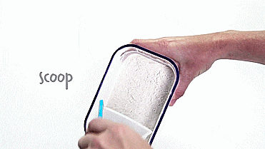 Levoons - Self Leveling Measuring Spoons - Handle Scraper auto leveling measuring spoons