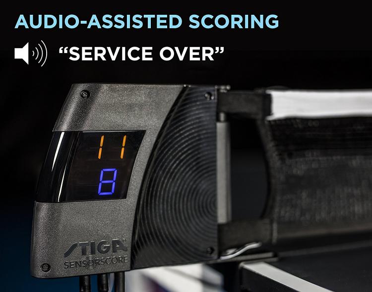 SensorScore Automatic Ping Pong Scorekeeper - Tablet tennis sensored score tracker