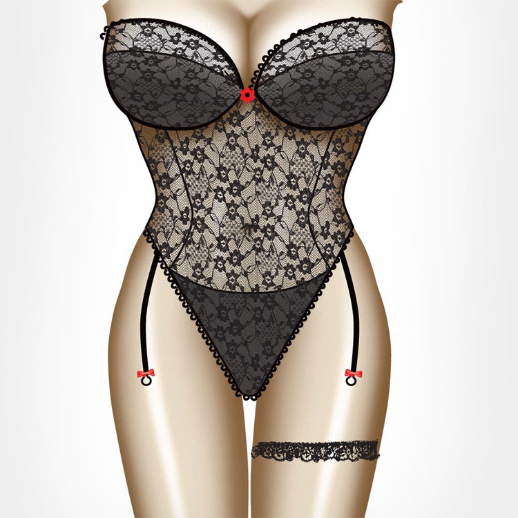 Sexy Black Lingerie Apron