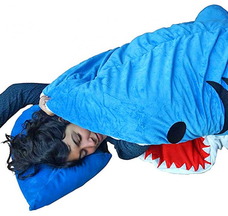 Shark Bite Sleeping Bag - Adult shark sleeping bag