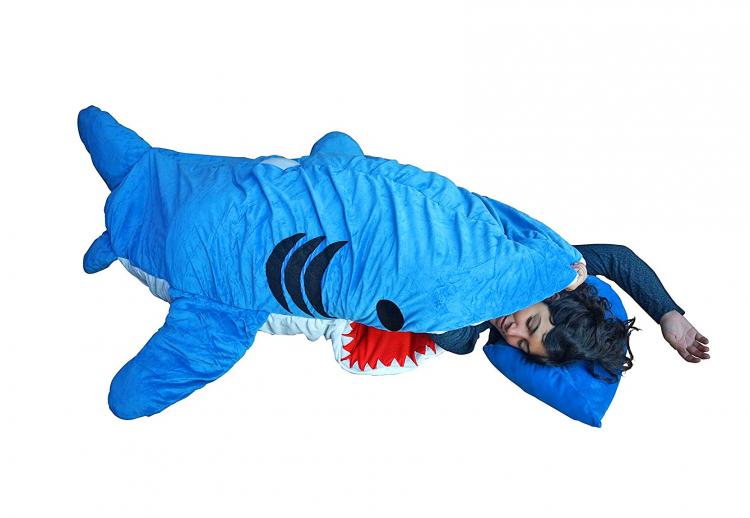 Shark Bite Sleeping Bag - Adult shark sleeping bag