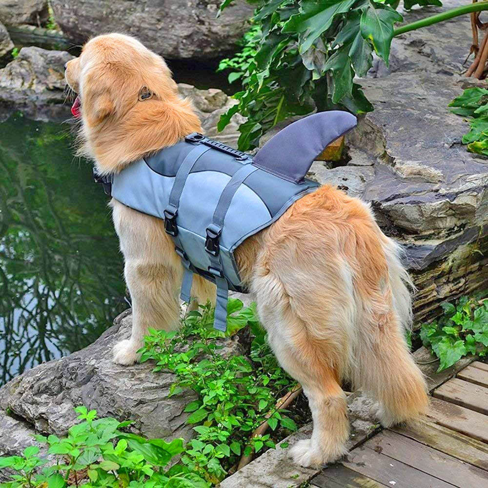 Shark Fin Dog Life Jacket - Dorsal fin dog life jacket