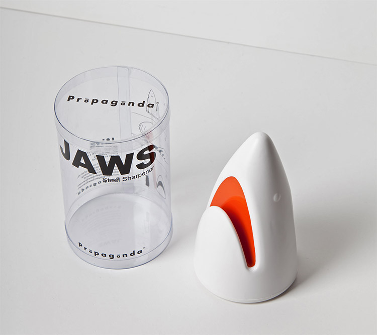 Shark Knife Sharpener - JAWS shark shaped kitchen knife sharpener