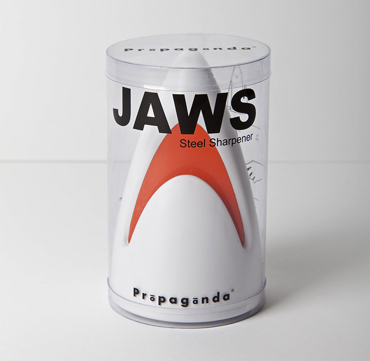 Shark Knife Sharpener - JAWS shark shaped kitchen knife sharpener